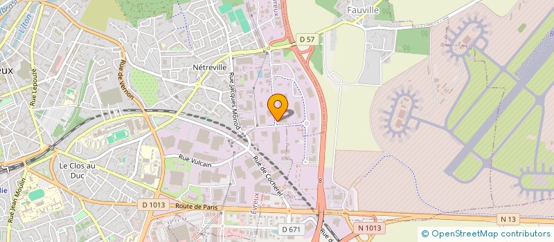 localisation de l'entreprise SCI IS-ARUTAS  EVREUX