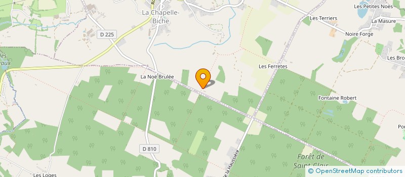localisation de l'entreprise SCI IS CARNOT à LA CHAPELLE-BICHE