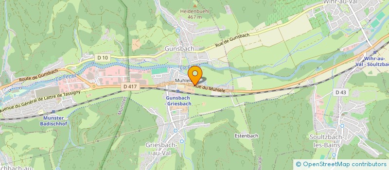 localisation de l'entreprise SCI IS IMMOBILIERE  GUNSBACH