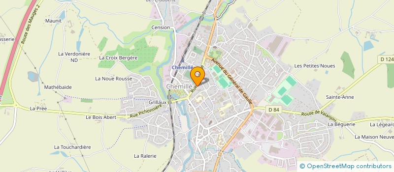 localisation de l'entreprise SCI ISA à CHEMILLE-EN-ANJOU