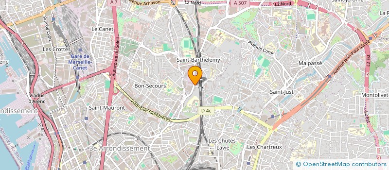 localisation de l'entreprise SCI ISA à MARSEILLE