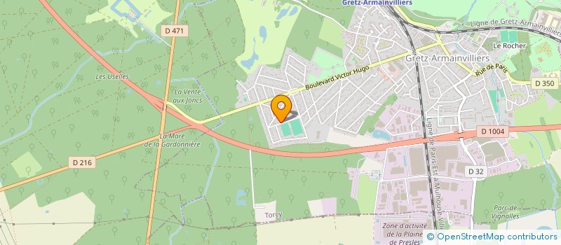 localisation de l'entreprise SCI ISA  GRETZ-ARMAINVILLIERS