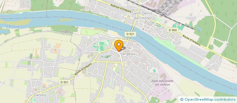 localisation de l'entreprise SCI ISA à JARGEAU