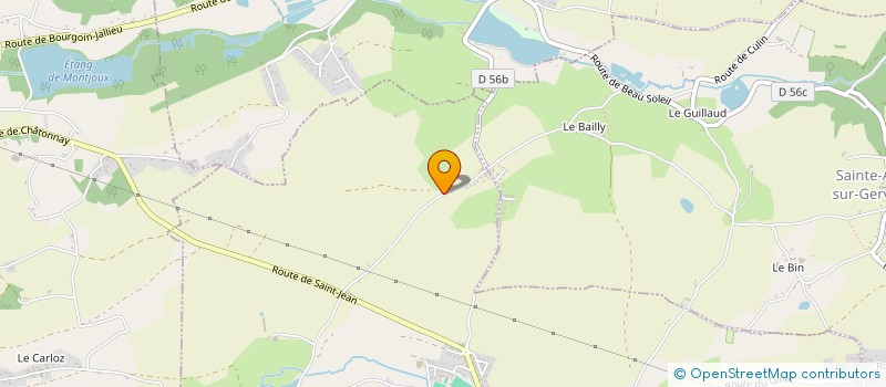 localisation de l'entreprise SCI ISA  CHATONNAY