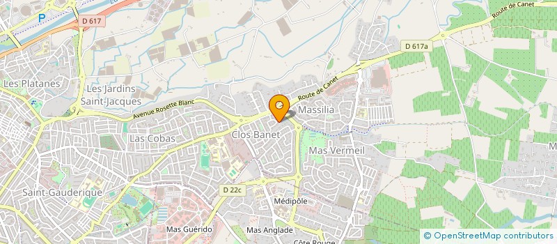 localisation de l'entreprise SCI ISA à PERPIGNAN
