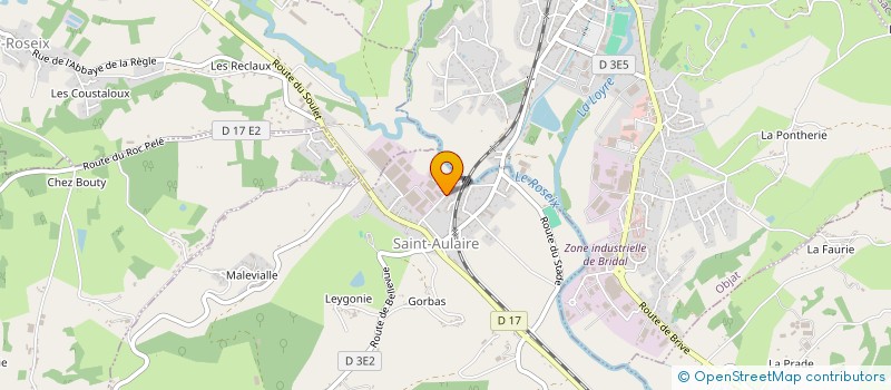 localisation de l'entreprise SCI ISA  SAINT-AULAIRE