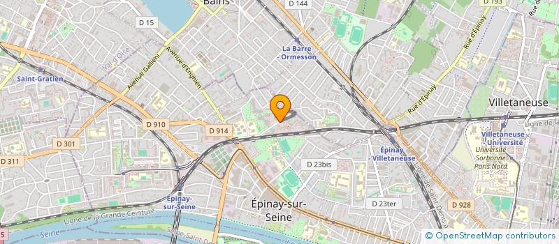 localisation de l'entreprise SCI ISA à EPINAY-SUR-SEINE