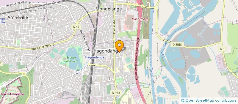 localisation de l'entreprise SCI ISA à HAGONDANGE