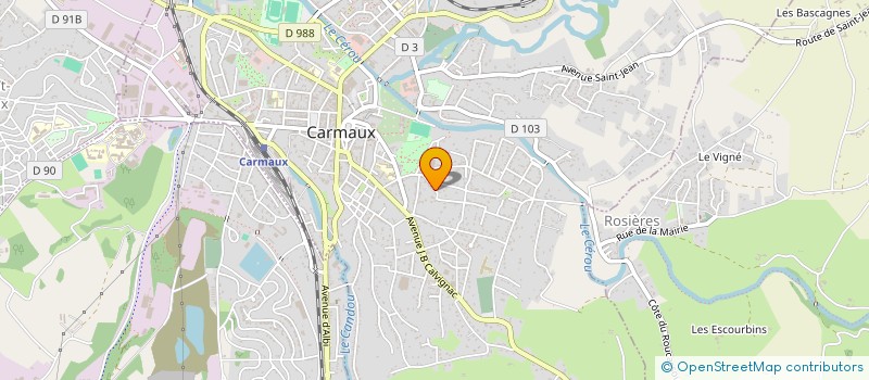 localisation de l'entreprise SCI ISA  CARMAUX