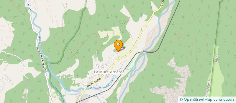 localisation de l'entreprise SCI ISA  LA MURE-ARGENS