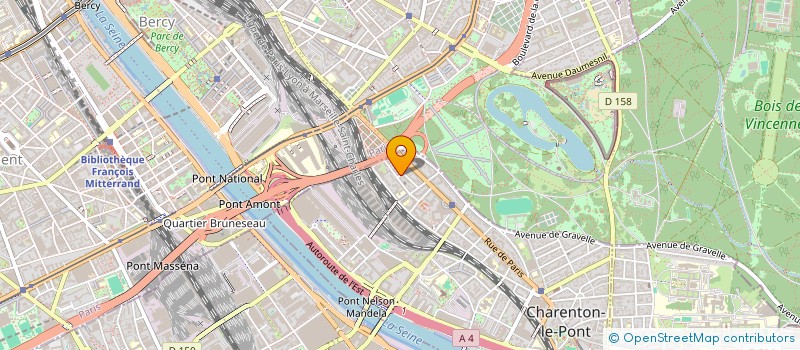 localisation de l'entreprise SCI ISA  CHARENTON-LE-PONT