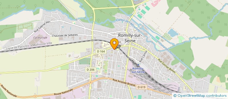 localisation de l'entreprise SCI ISA BOULE D'OR  ROMILLY-SUR-SEINE