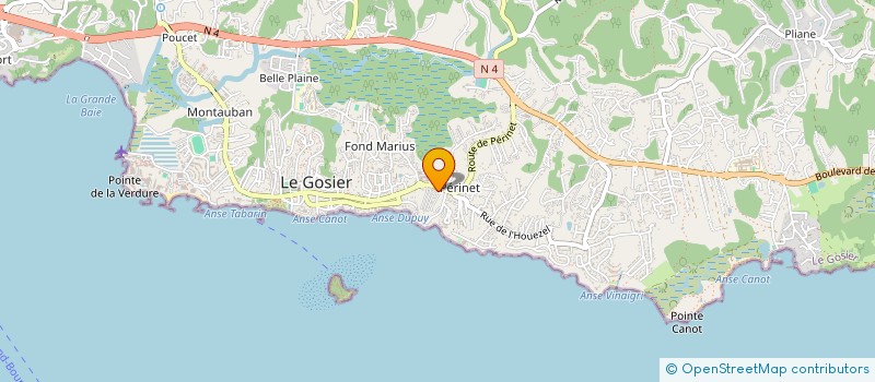 localisation de l'entreprise SCI ISAAC & ASSOCIES à LE GOSIER