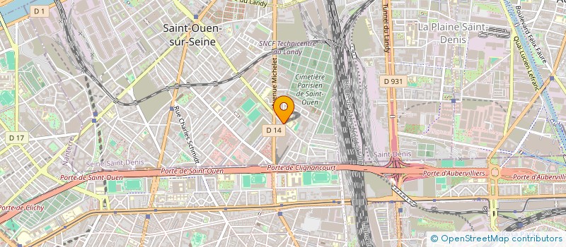 localisation de l'entreprise SCI ISAAK à SAINT-OUEN-SUR-SEINE