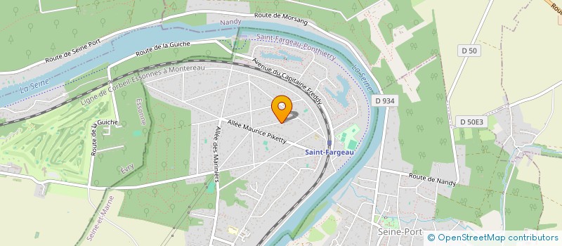 localisation de l'entreprise SCI ISAAK II  SAINT-FARGEAU-PONTHIERRY