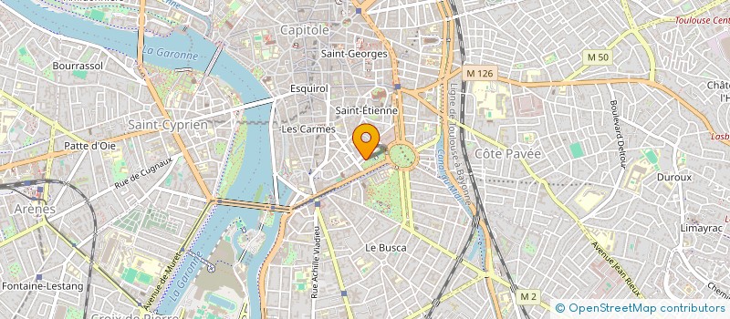 localisation de l'entreprise SCI ISABE  TOULOUSE