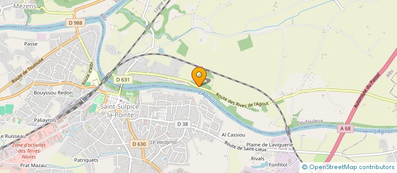 localisation de l'entreprise SCI ISABEAU  COUFOULEUX