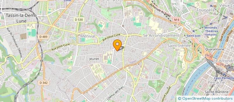 localisation de l'entreprise SCI ISABEL  LYON