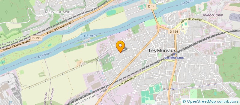 localisation de l'entreprise SCI ISABEL  LES MUREAUX