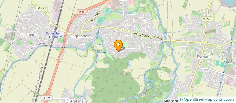 localisation de l'entreprise SCI ISABEL ET PIERRE BONI  FEGERSHEIM