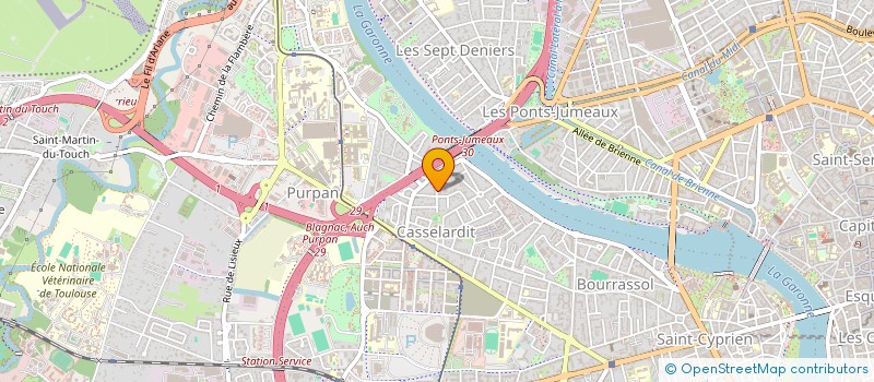 localisation de l'entreprise SCI ISABELLA à TOULOUSE