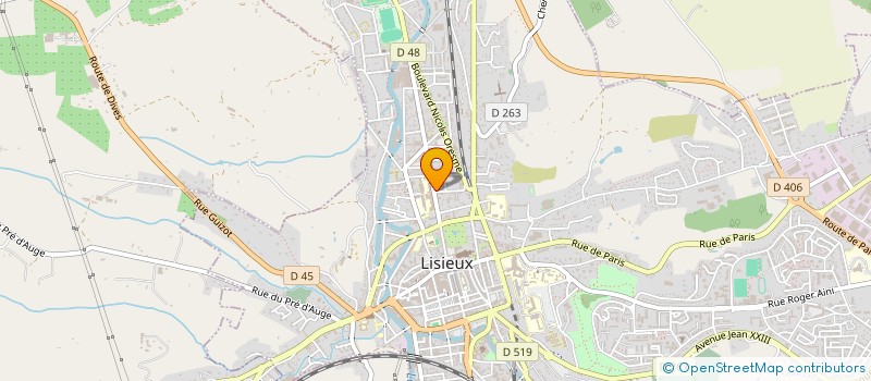 localisation de l'entreprise SCI ISABELLA à LISIEUX