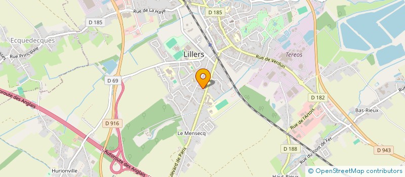 localisation de l'entreprise SCI ISABELLE  LILLERS