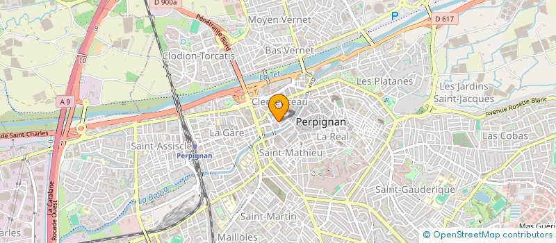 localisation de l'entreprise SCI ISABELLE  PERPIGNAN