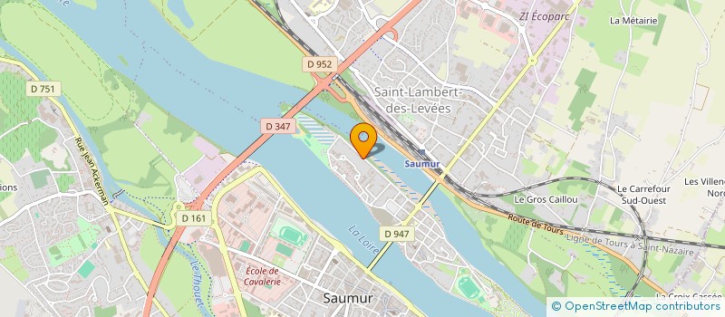 localisation de l'entreprise SCI ISABELLE  SAUMUR