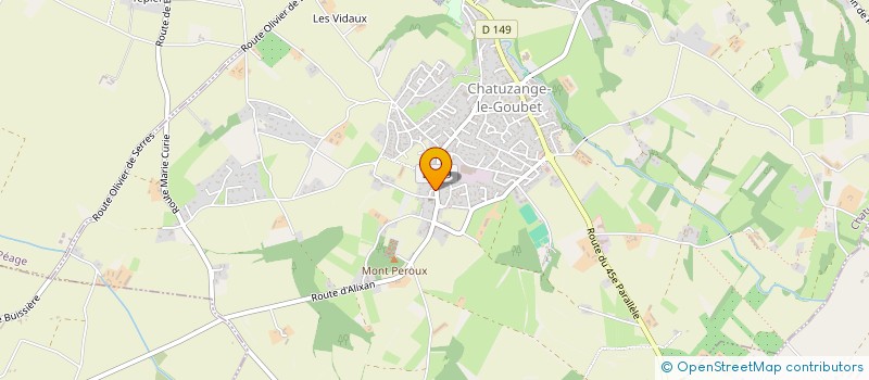 localisation de l'entreprise SCI ISABELLE  BOURG-DE-PEAGE