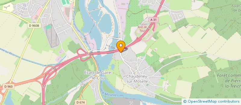 localisation de l'entreprise SCI ISABELLE  CHOLOY-MENILLOT