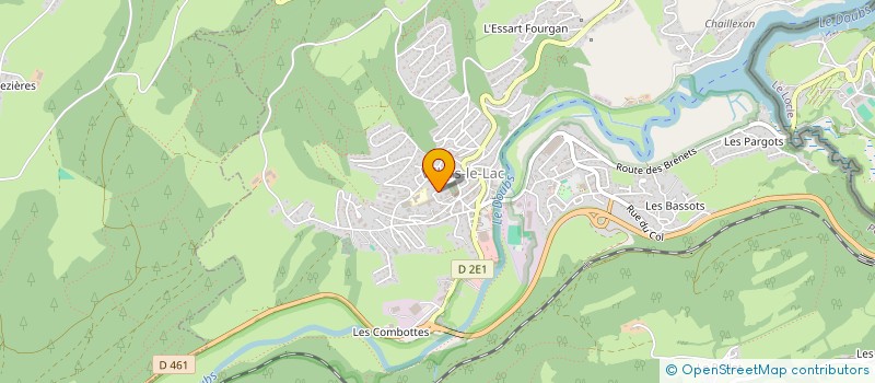 localisation de l'entreprise SCI ISABELLE  VILLERS-LE-LAC