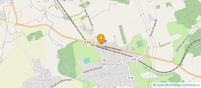localisation de l'entreprise SCI ISABELLE  METZERVISSE