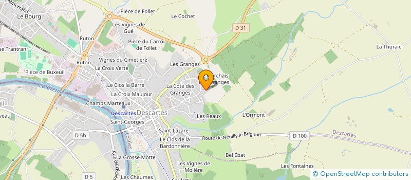 localisation de l'entreprise SCI ISABELLE D  DESCARTES