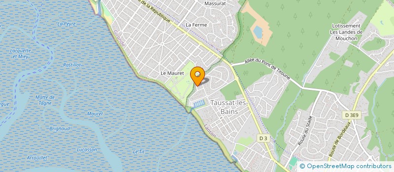 localisation de l'entreprise SCI ISABELLE DE TAUSSAT  LANTON