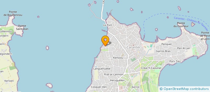 localisation de l'entreprise SCI ISABELLE ET PATRICE CHALAND  CARANTEC