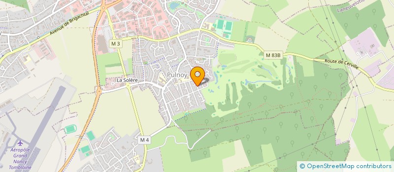 localisation de l'entreprise SCI ISABELLE F.MANGIN à PULNOY