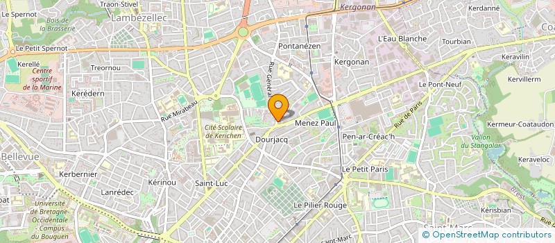 localisation de l'entreprise SCI ISABELLE MANACH  BREST