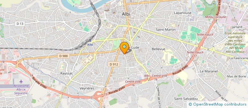 localisation de l'entreprise SCI ISABEPI à ALBI