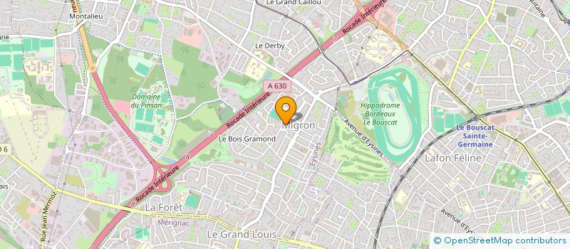 localisation de l'entreprise SCI ISACAT  EYSINES