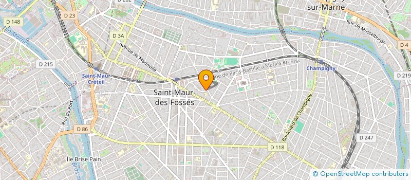 localisation de l'entreprise SCI ISACATAU à SAINT-MAUR-DES-FOSSES