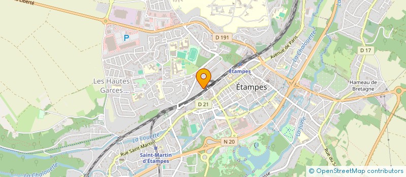 localisation de l'entreprise SCI ISACO  ETAMPES