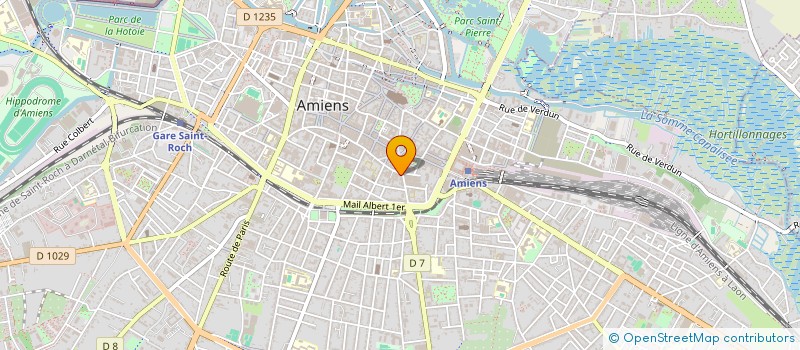 localisation de l'entreprise SCI ISACOR à AMIENS