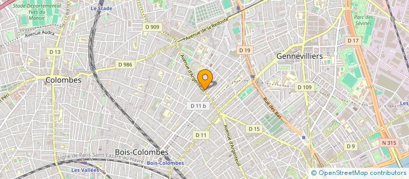 localisation de l'entreprise SCI ISACRI à ASNIERES-SUR-SEINE