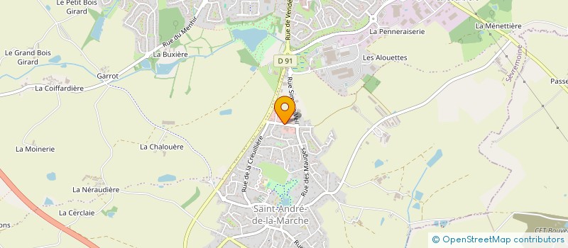 localisation de l'entreprise SCI ISADI à SEVREMOINE