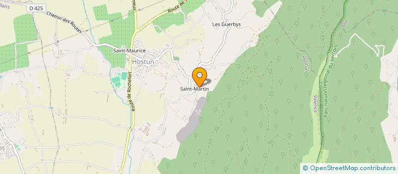 localisation de l'entreprise SCI ISADOM  HOSTUN