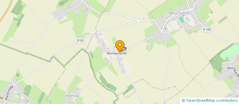 localisation de l'entreprise SCI ISAFLO  BOURSEVILLE