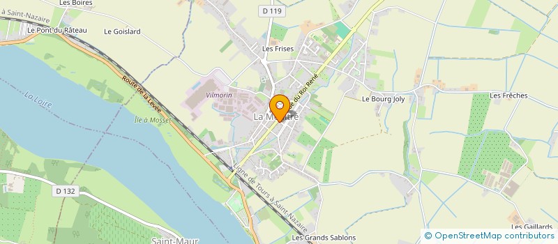 localisation de l'entreprise SCI ISAGNES à BRISSAC LOIRE AUBANCE