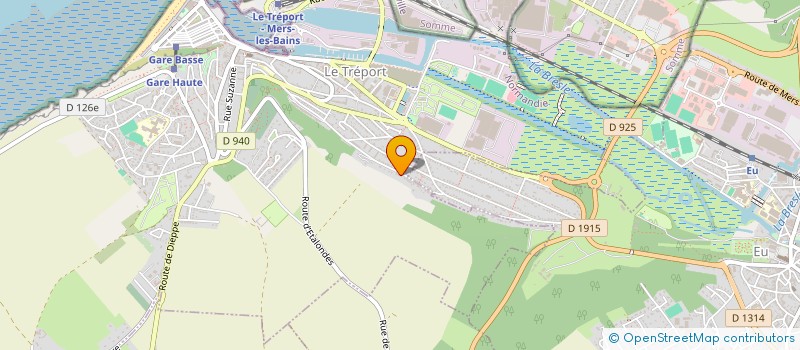 localisation de l'entreprise SCI ISAHORA  LE TREPORT