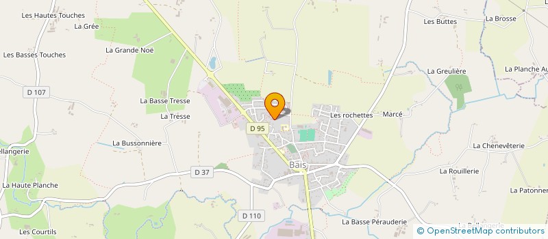 localisation de l'entreprise SCI ISAJACQUES  BAIS